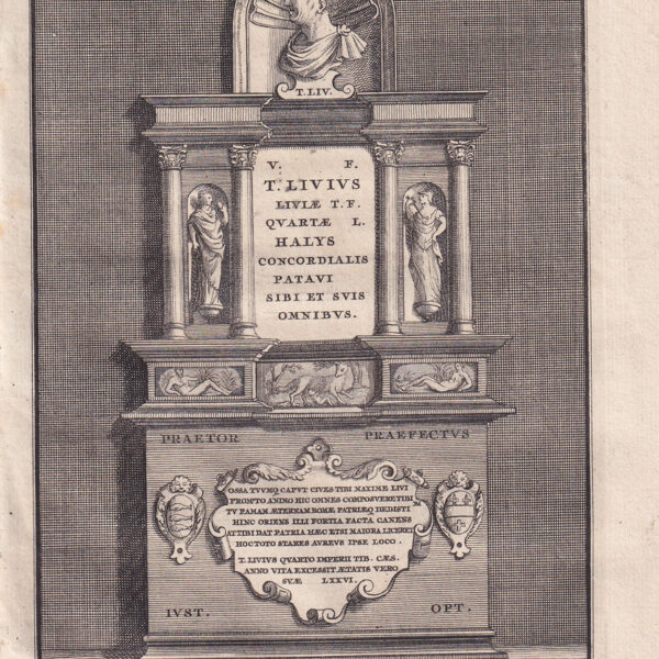 Padova, Monumento a Tito Livio, 1724