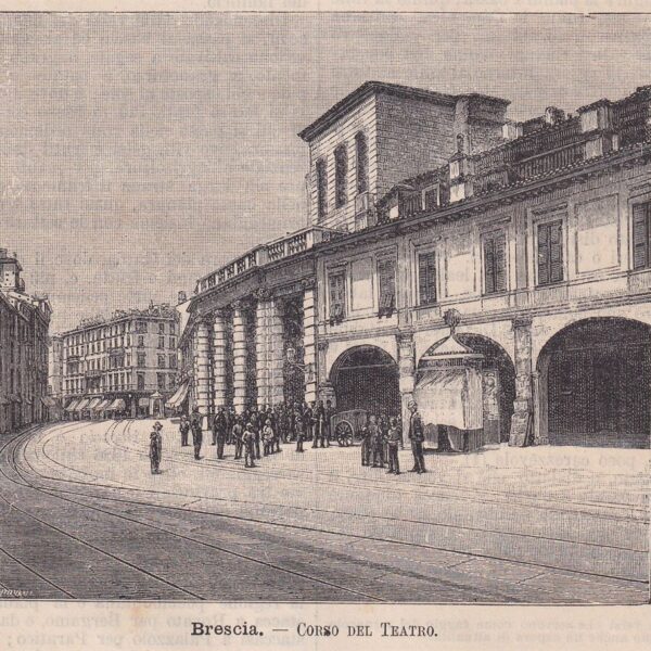 Brescia, Corso del Teatro, 1890