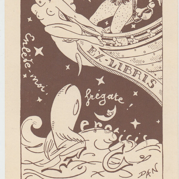 P.F. Morvan (Francia) exlibris