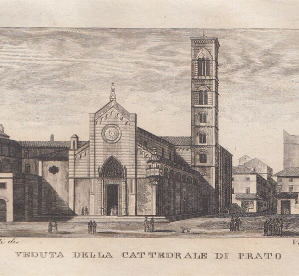 Veduta della Cattedrale di Prato, 1826
