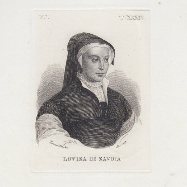 Saverio Pistolesi, Luisa di Savoia, 1850