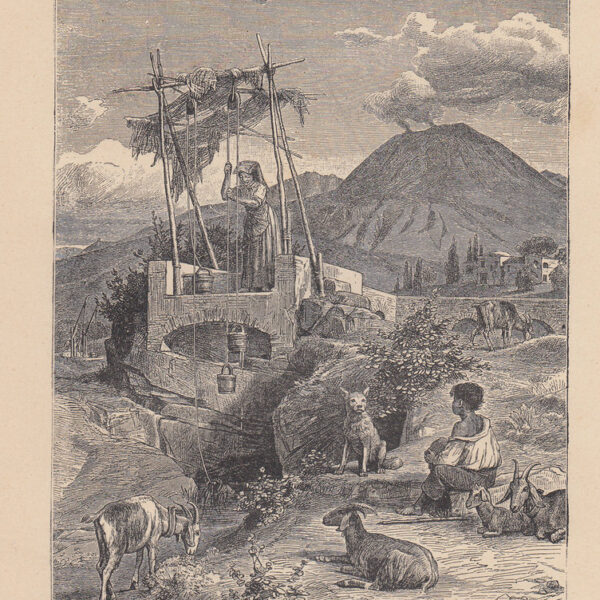 Pozzo ai piedi del Vesuvio, Napoli, 1889