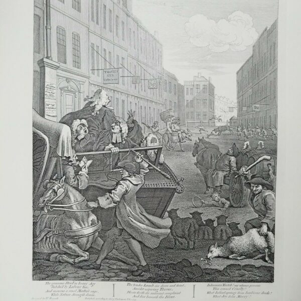 HOGARTH WILLIAM THE SECOND STAGE OF CRUELTY, 1822