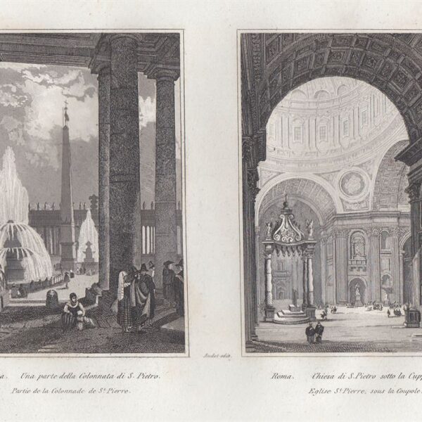 Roma, Colonnato di S.Pietro, 1834-1837