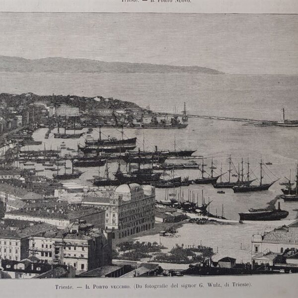 Trieste, Il Porto Nuovo, 1884