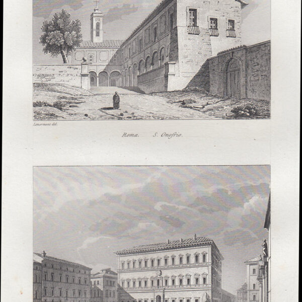 Roma, S.Onofrio, Palazzo Farnese, 1834-1837