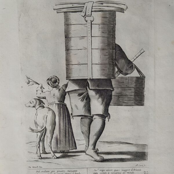 Mitelli Giuseppe Maria, Arti e Mestieri per la via, Venditore ambulante, 1660