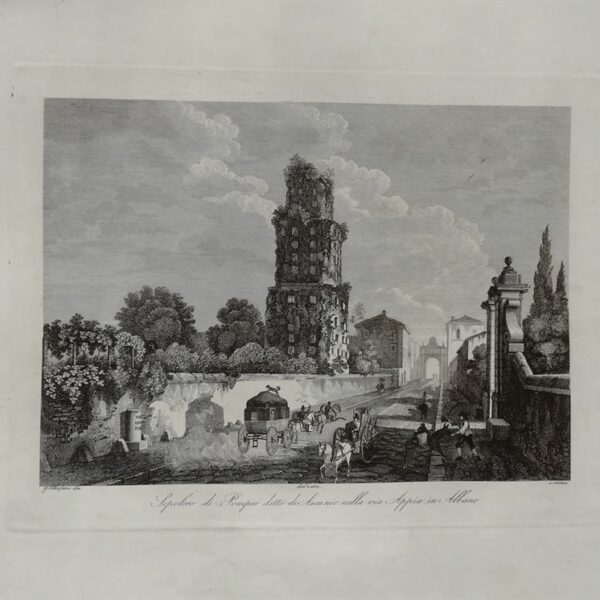 Albano, Sepolcro di Ascanio, 1843