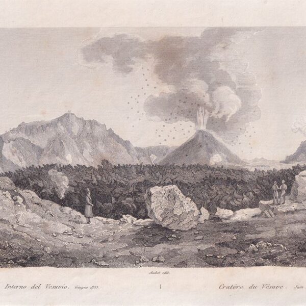 Napoli, Interno del Vesuvio, 1835