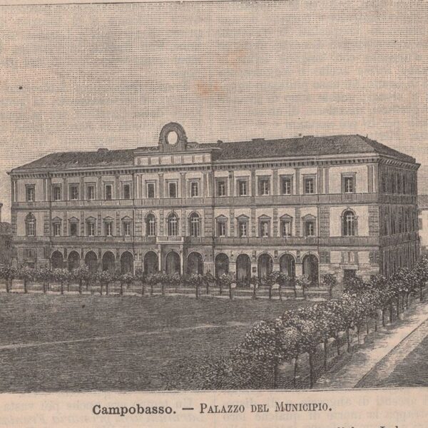 Campobasso, Palazzo del Municipio, 1890