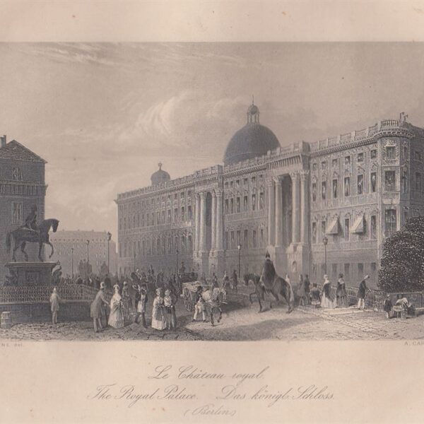Berlino, Il Palazzo Reale, A.H.Payne, 1840-50