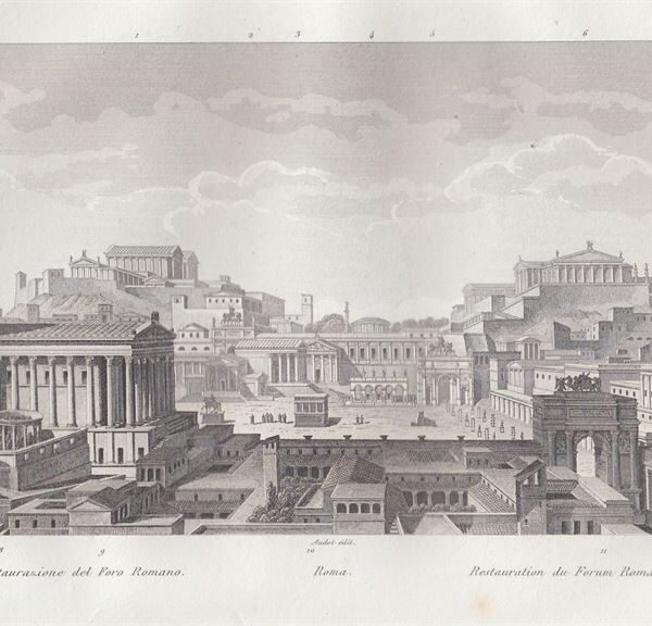 Roma, Foro Romano, 1834-1837