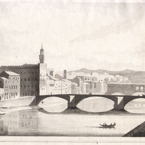 Firenze, Ponte della Trinità, 1835
