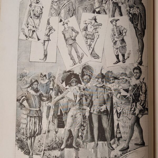 Il Carnevale a Milano, disegno di E. Ximenes, 1884