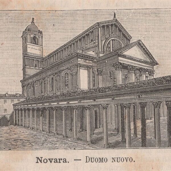 Novara, Duomo Nuovo, 1890