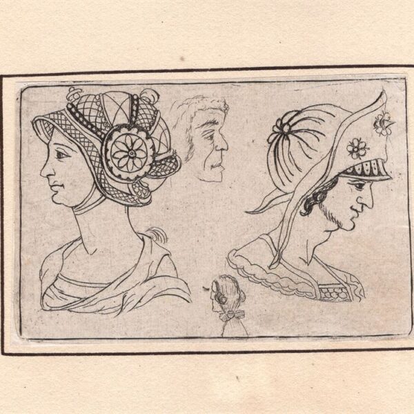 David Deuchar (1743-1808), Due Copricapi