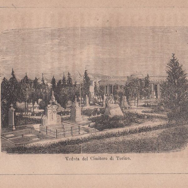Torino, Veduta del Cimitero, 1871