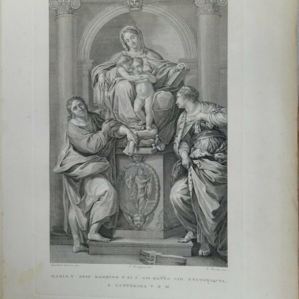 Francesco Rosaspina, 1830, Vergine S.Caterina