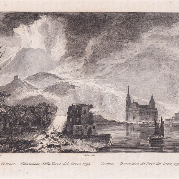 Napoli, Vesuvio, Torre del Greco, 1835