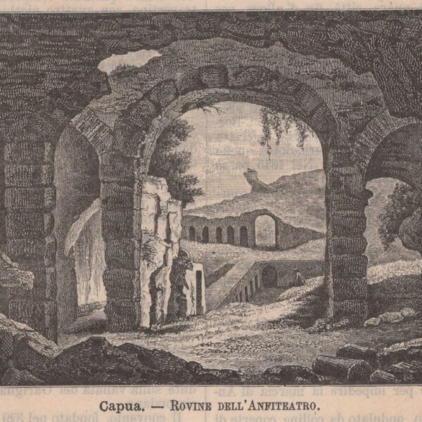 Capua, Rovine dell'Anfiteatro, 1890