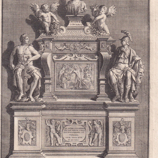 Napoli, Tomba di Sannazzaro, 1724