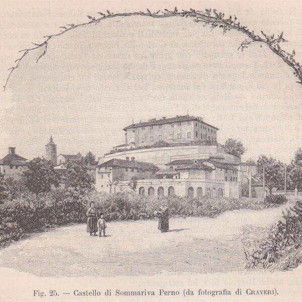 Castello di Sommariva Perno, 1890