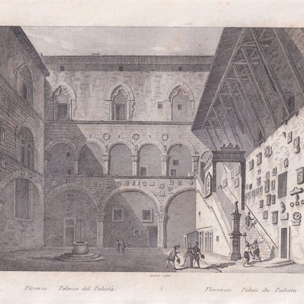 Firenze, Palazzo del Podestà, 1835