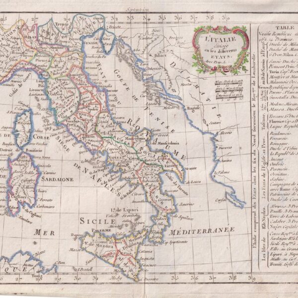 Italia, C.F. Delamarche, 1816