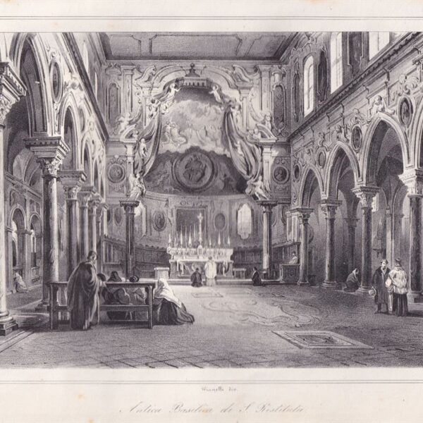 Napoli, Antica Basilica di S.Restituta, 1845