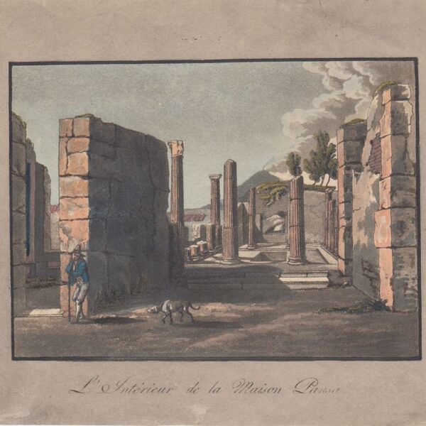 Pompei, Interno della casa di Pansa, 1830