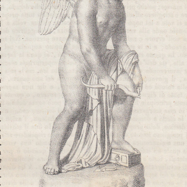 Tito Angelini, Amore che spezza l'arco, 1842
