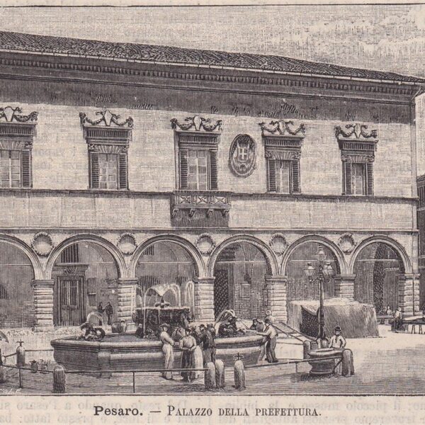 Pesaro, Palazzo della Prefettura, 1890