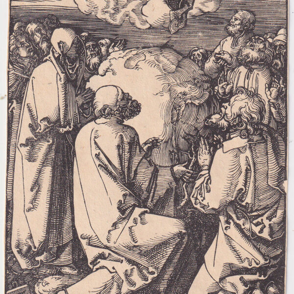 Albrecht Durer, L'Ascensione, xilografia
