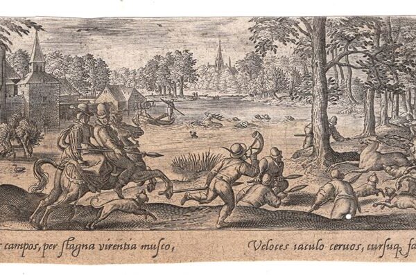 Antonio Tempesta (attr.), Caccia al cervo, 1600