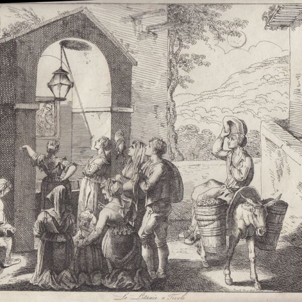 B. Pinelli, Le Litanie di Tivoli, 1815