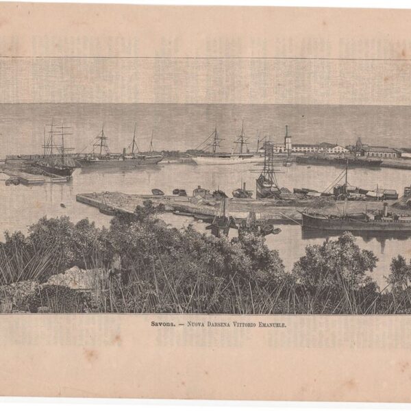 Savona, Nuova darsena Vittorio Emanuele, 1890