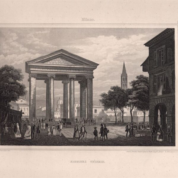 Milano, Barriera Ticinese, 1860