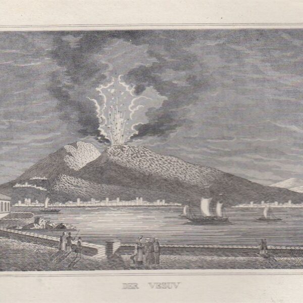 Napoli, Eruzione del Vesuvio, 1834