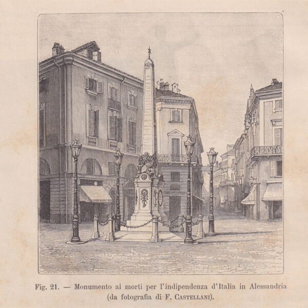 Alessandria, Monumento, 1890
