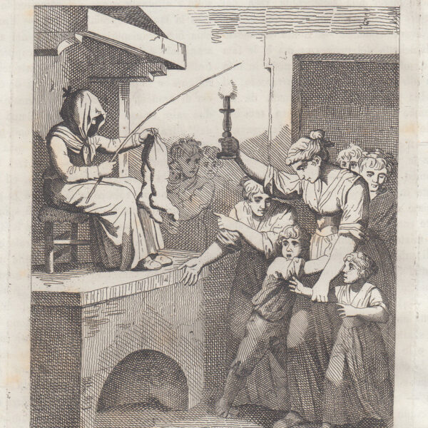 La Befana. Incisione su rame 1838