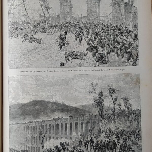 Giuseppe Garibaldi, la battaglia del Volturno, 1884
