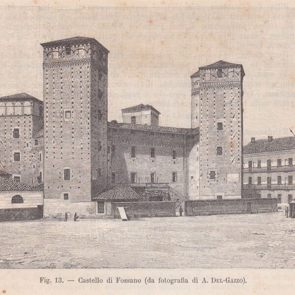 Fossano, Cuneo, Castello, 1890
