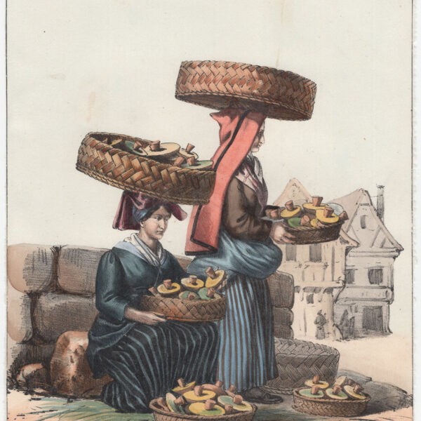 Venditrici di funghi, 1850