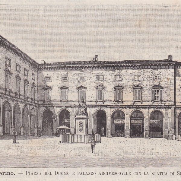 Camerino, Piazza del Duomo, 1890