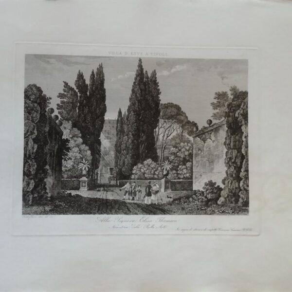Villa d'Este a Tivoli, Cottafavi, 1843