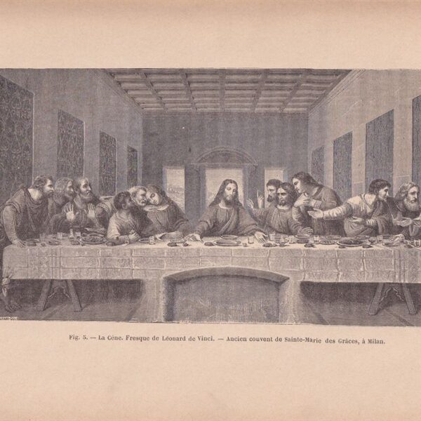 Ultima Cena, da Leonardo da Vinci, 1893