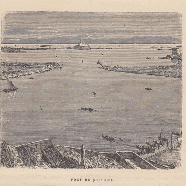Porto di Brindisi, 1889