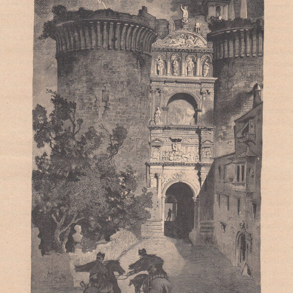 Napoli, Maschio Angioino, 1874