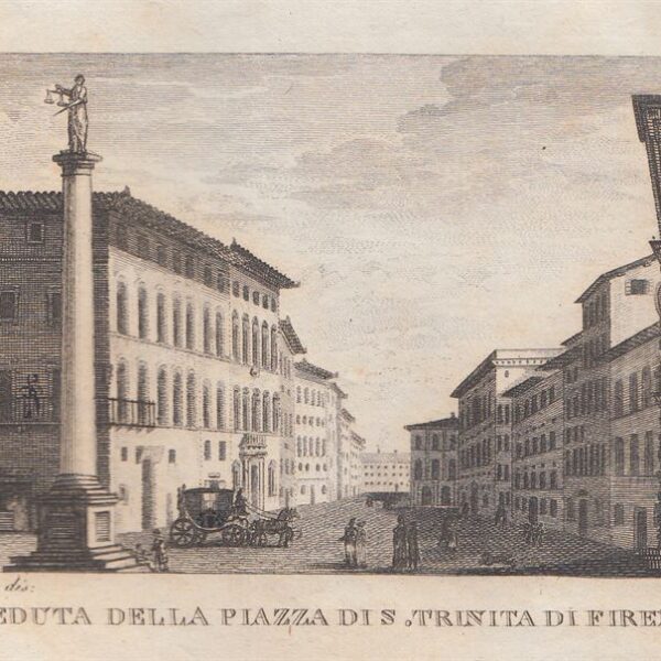 Piazza di S.Trinità di Firenze, 1826