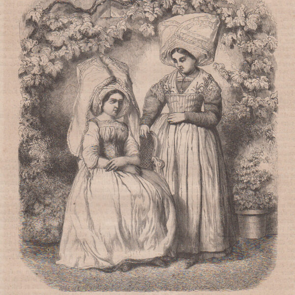 Costumes.  Costume femminile dell'Isola di Ré.